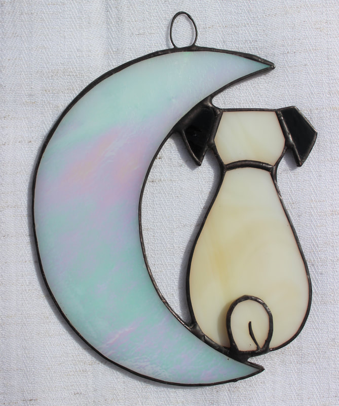 Pug with Crescent moon