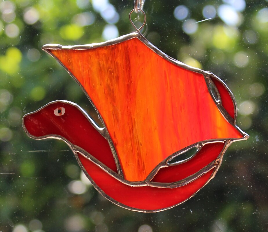 red dragon ornament